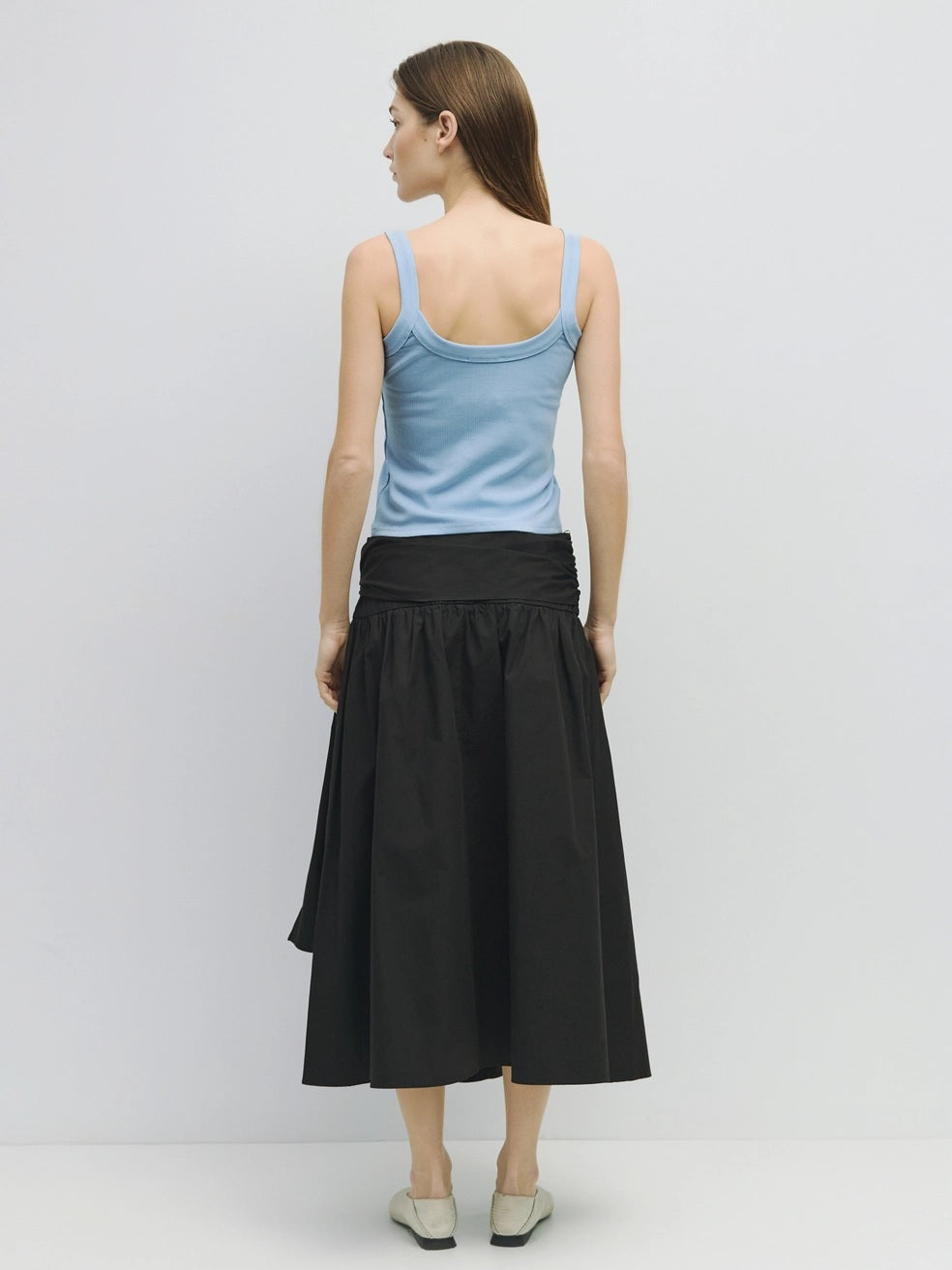 All Row Ruth Tie Midi Skirt