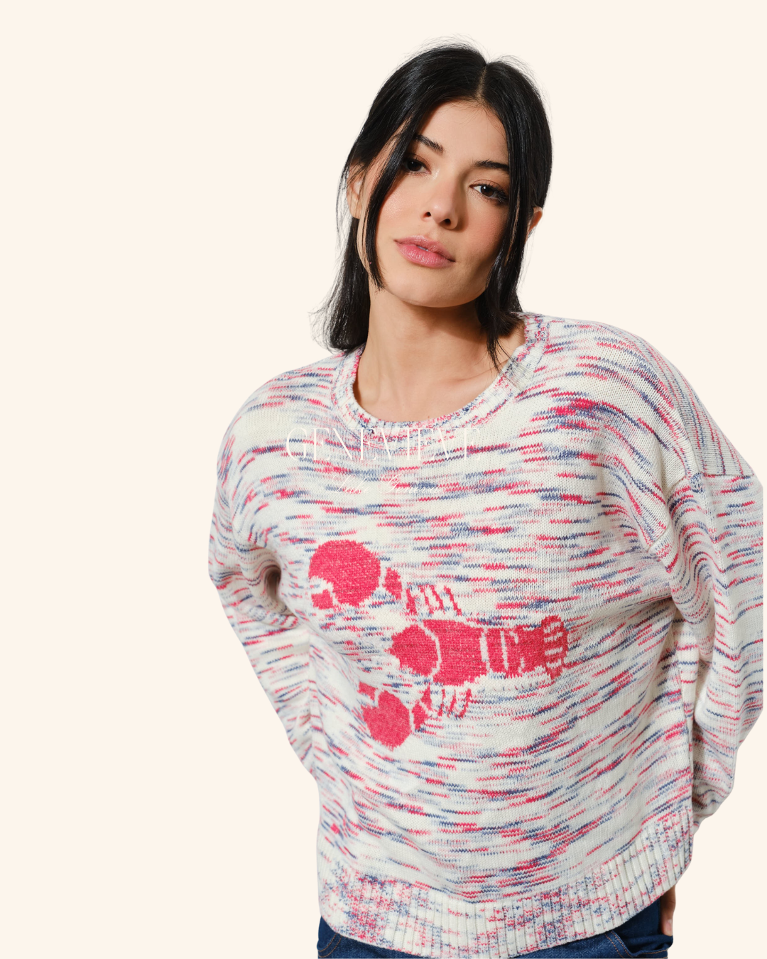 Pretty Garbage Pearl Lobster Sweater
