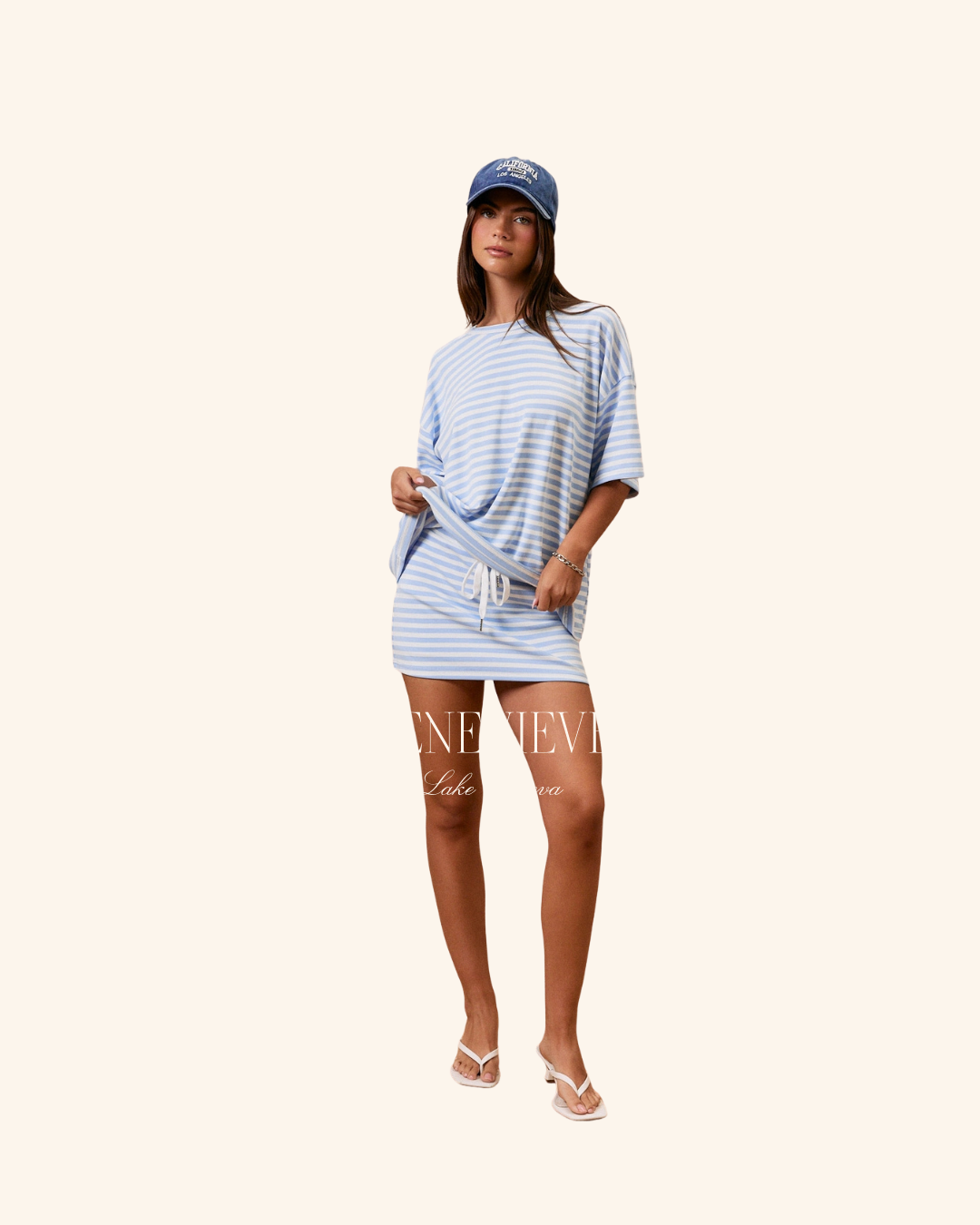 Le Lis Stripe Skort