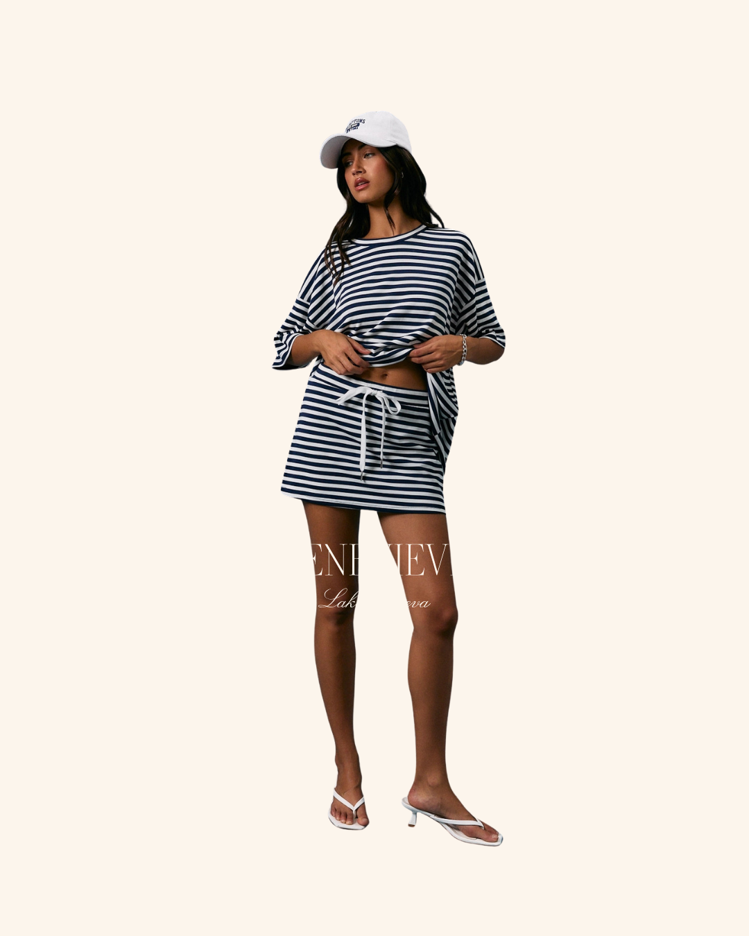 Le Lis Stripe Skort