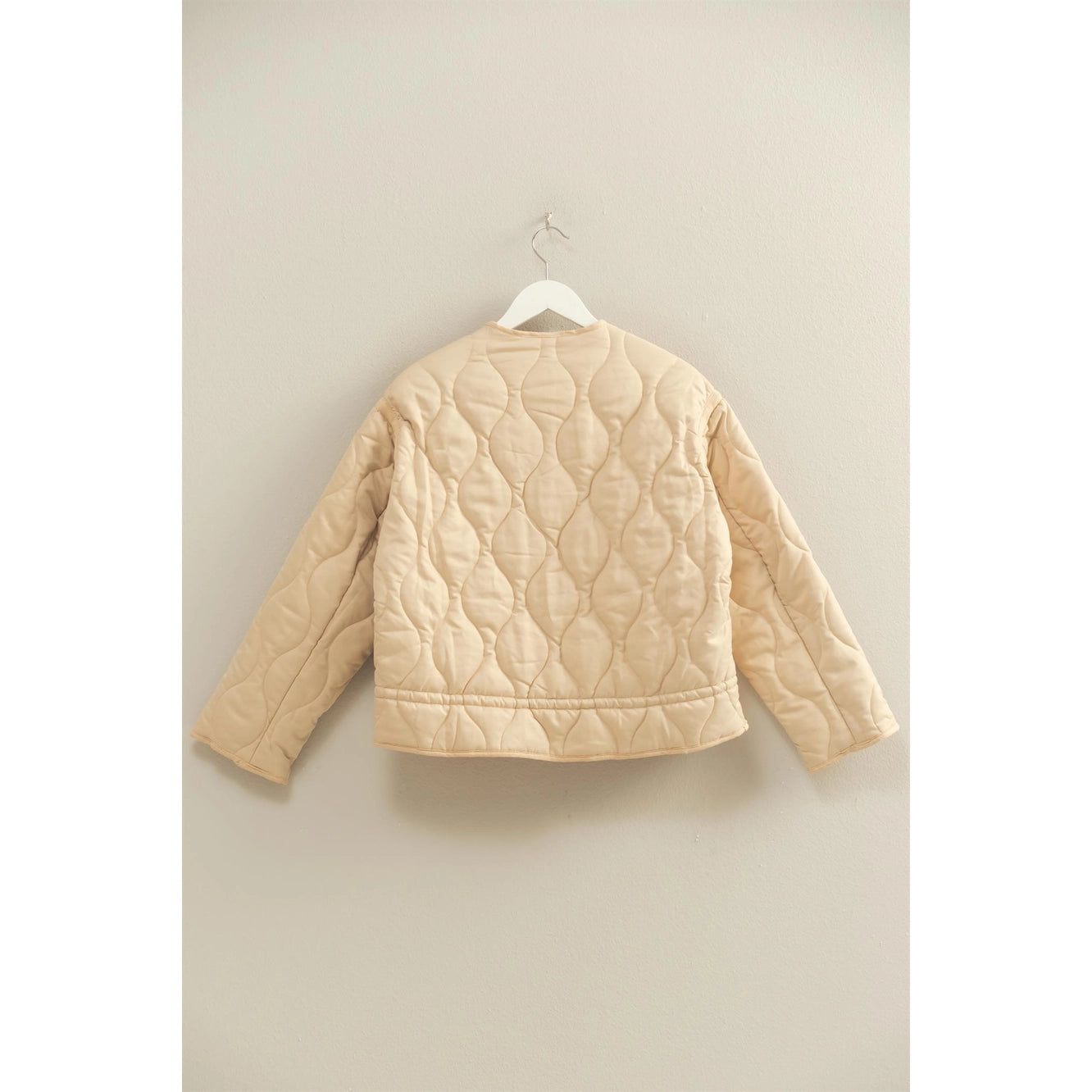 HYFVE Quilted Peplum Outerwear Jacket (Various Colors)