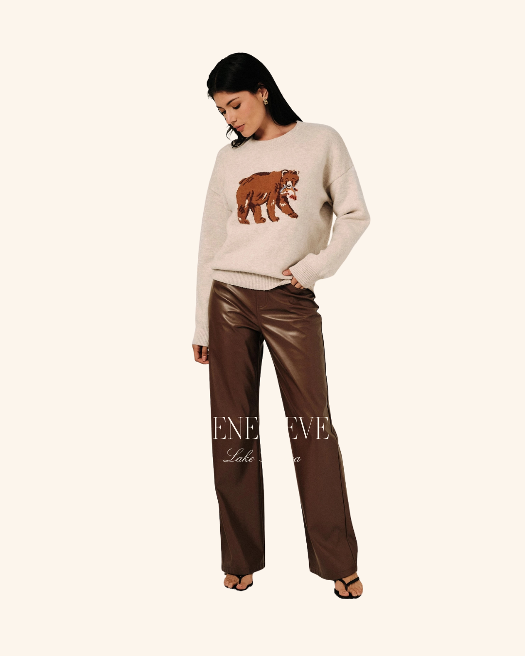 Sunday Edition Howdy Bear Sweater