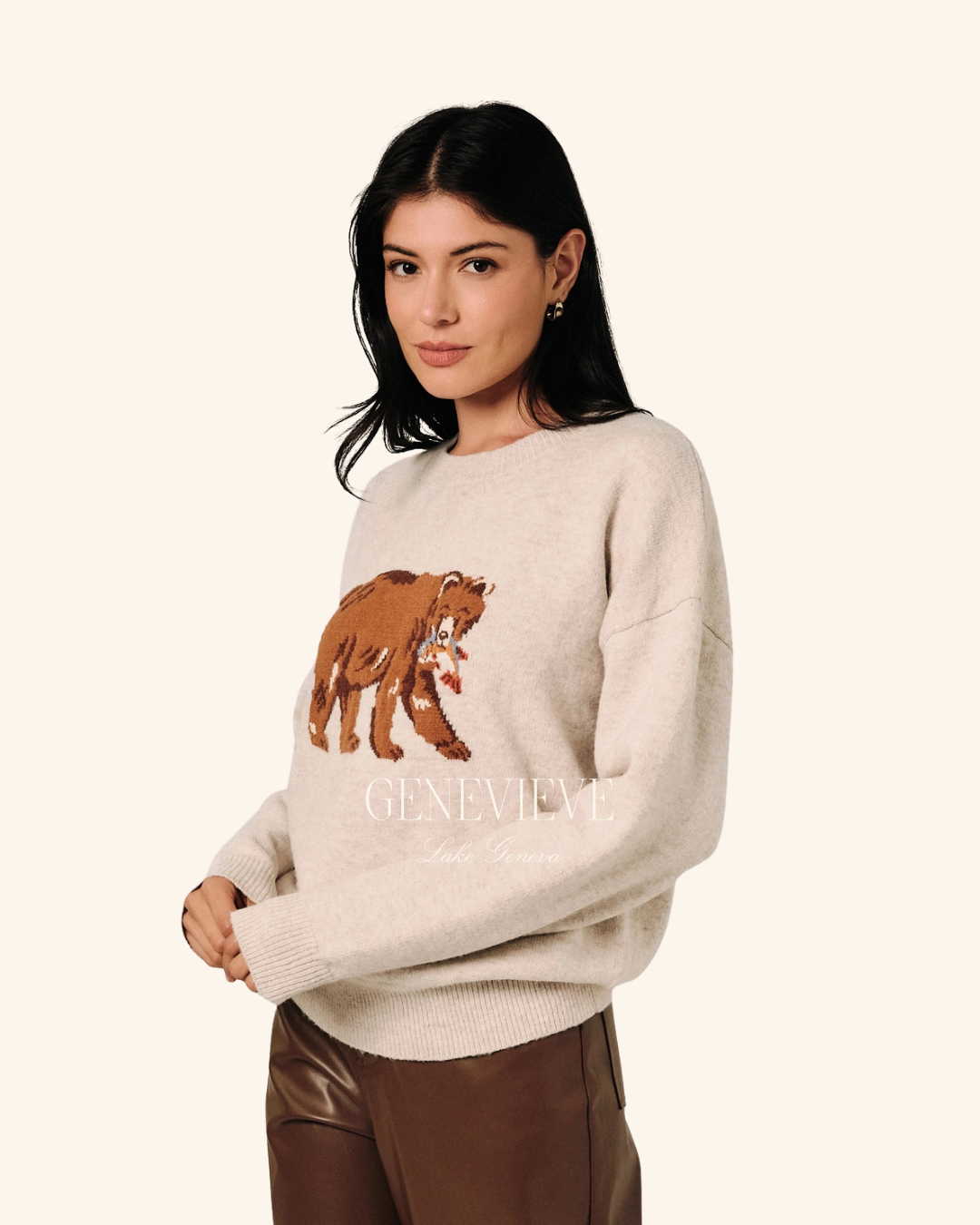 Sunday Edition Howdy Bear Sweater