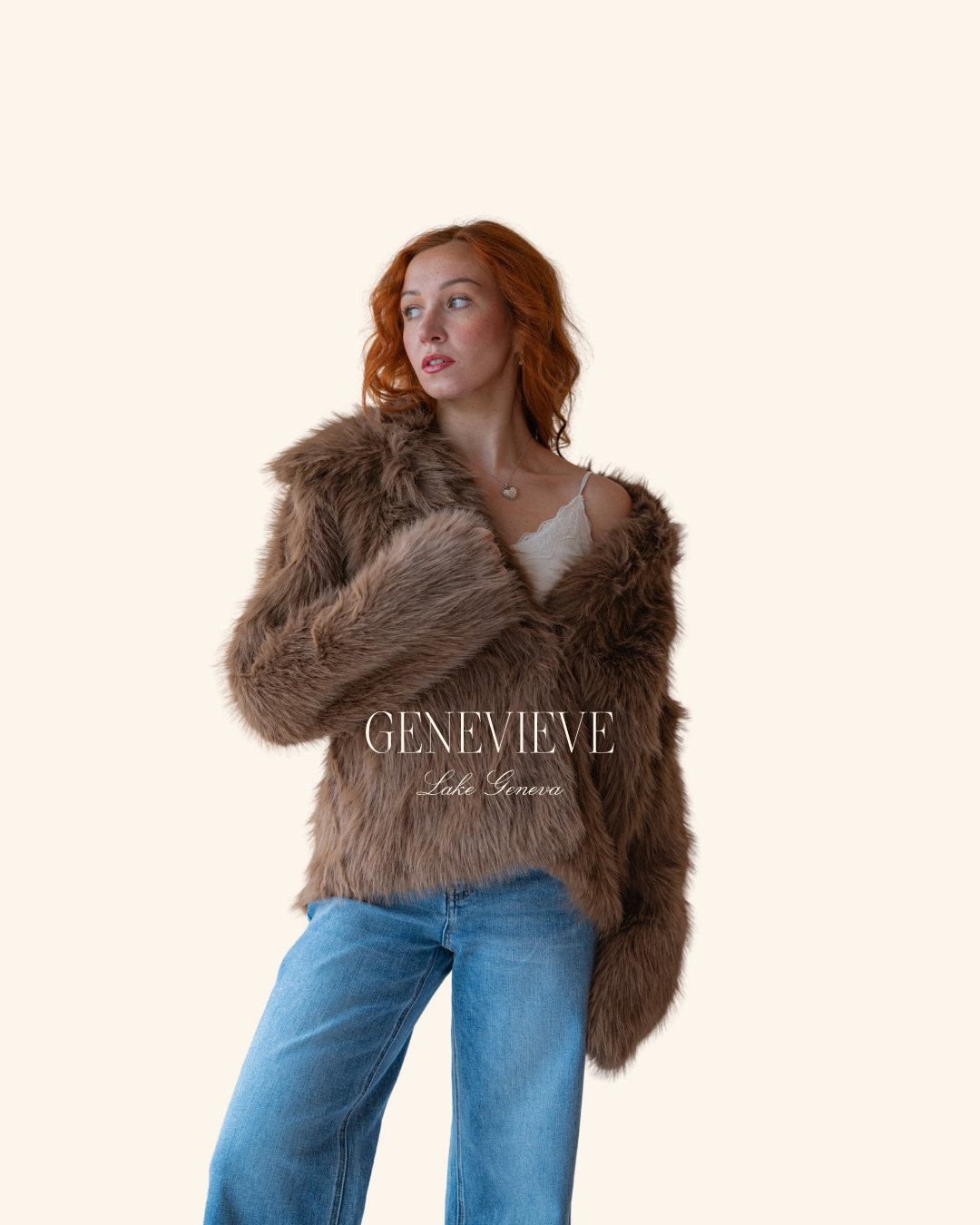 Panache Brown Faux fur Jacket