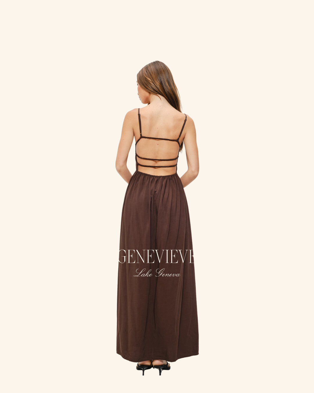 Pretty Garbage Chocolate Smocked Maxi Dress