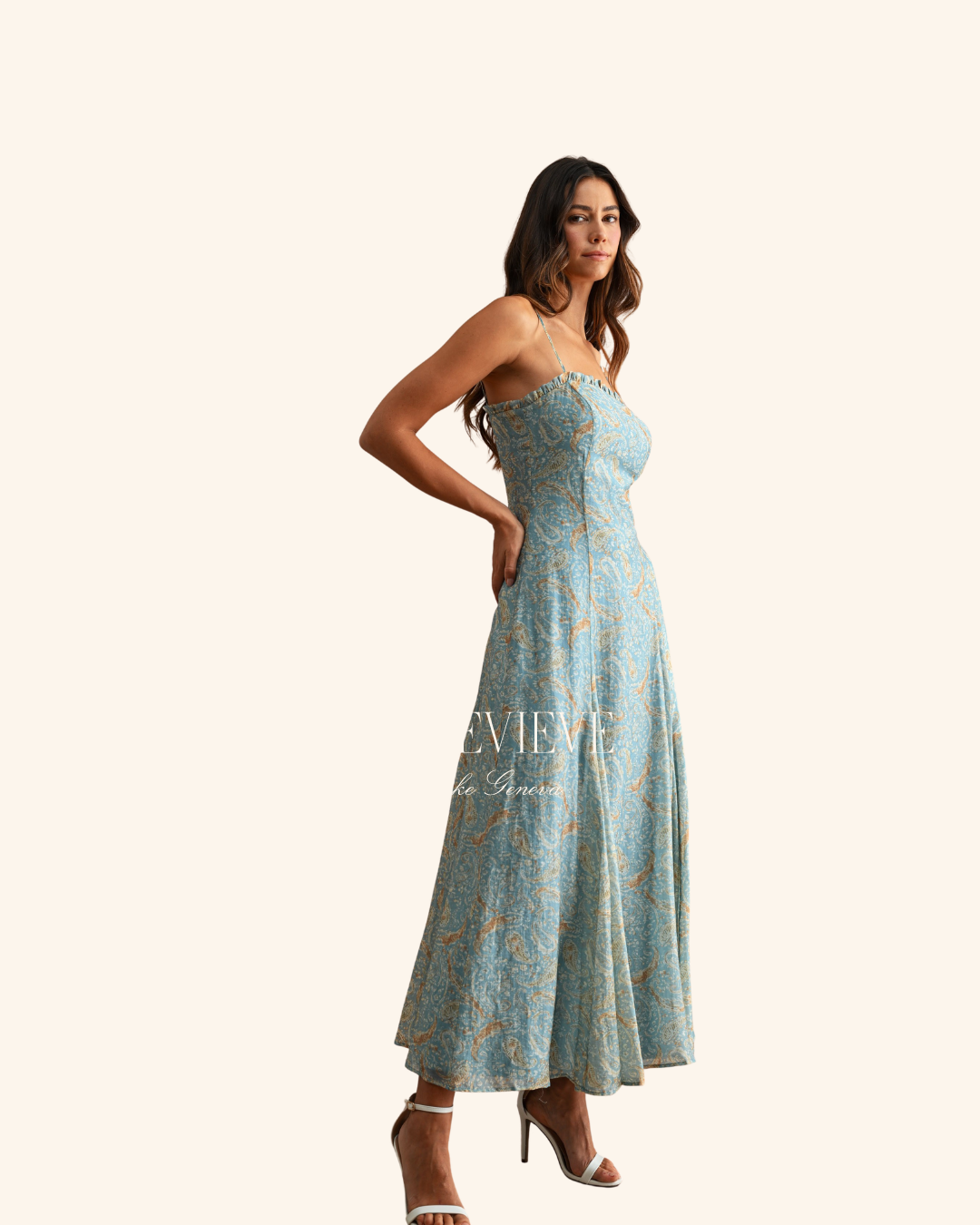 Mable Paisley Print Smock Midi