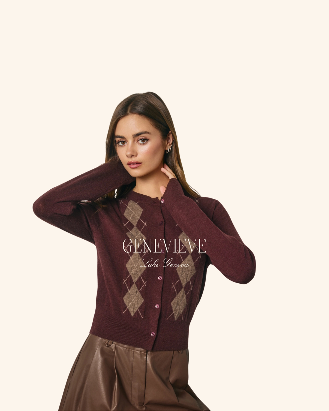 Dress Forum Argyle Cardigan