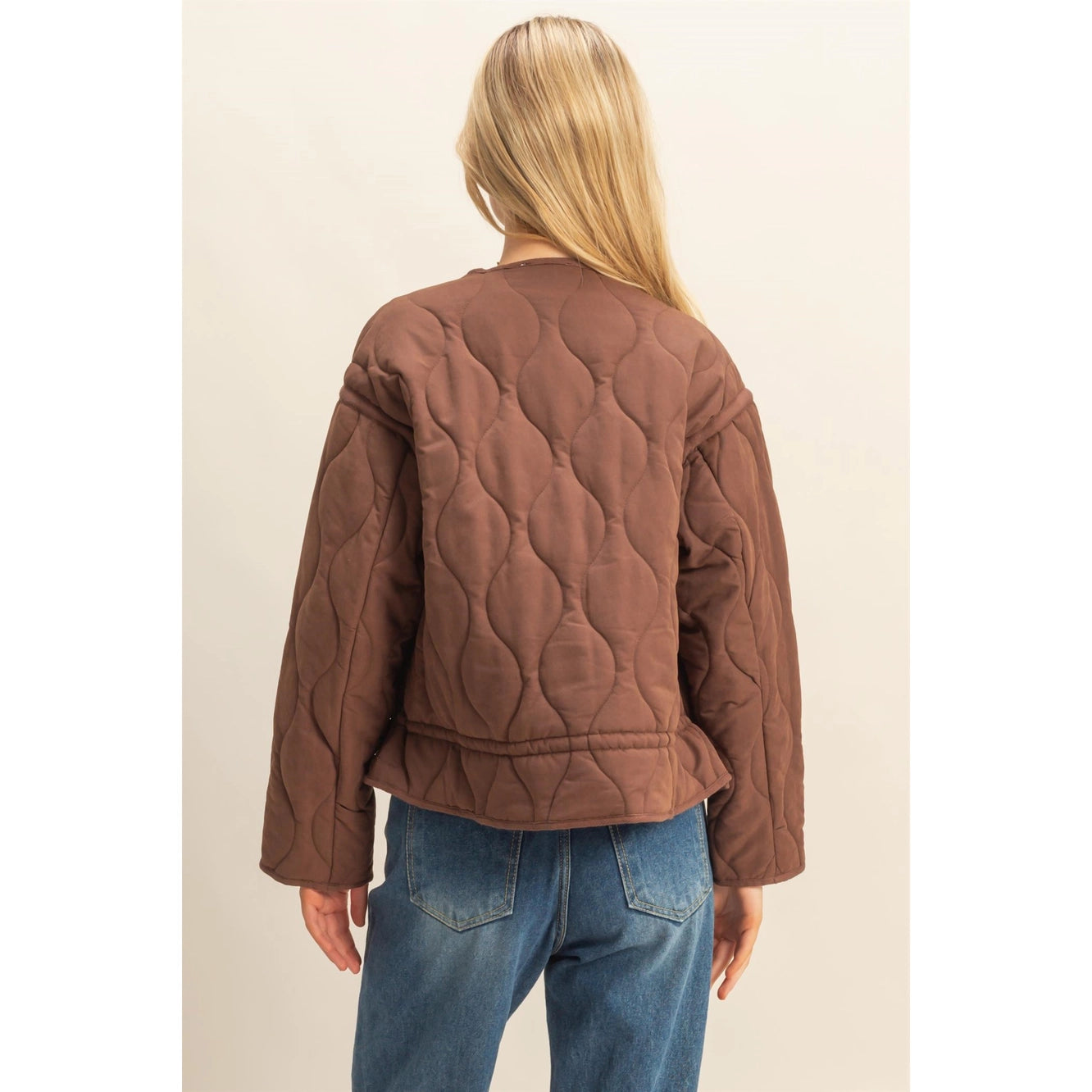 HYFVE Quilted Peplum Outerwear Jacket (Various Colors)