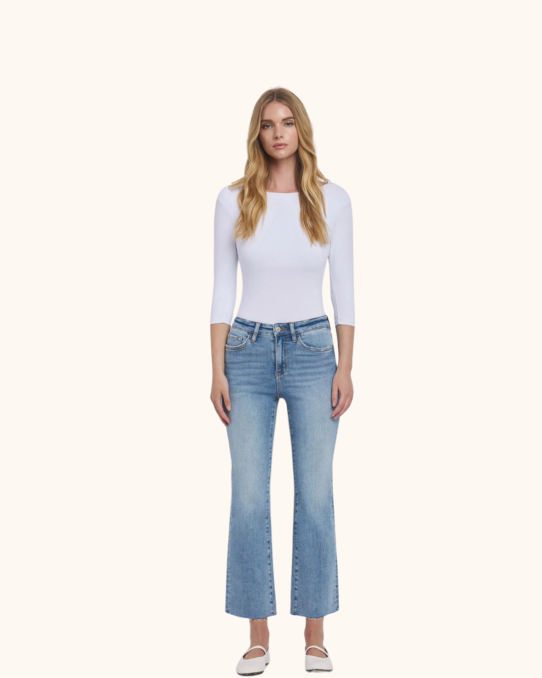 Vervet High Rise Kick Flare Jeans