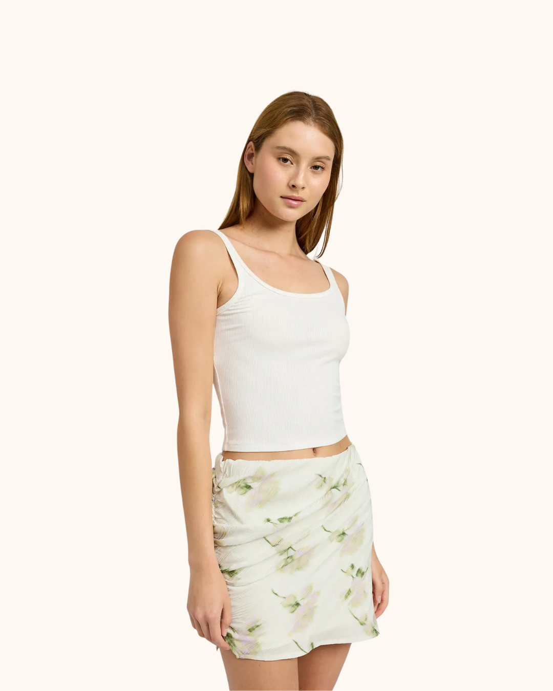 Emory Park Floral Pencil Skirt with Side Slit