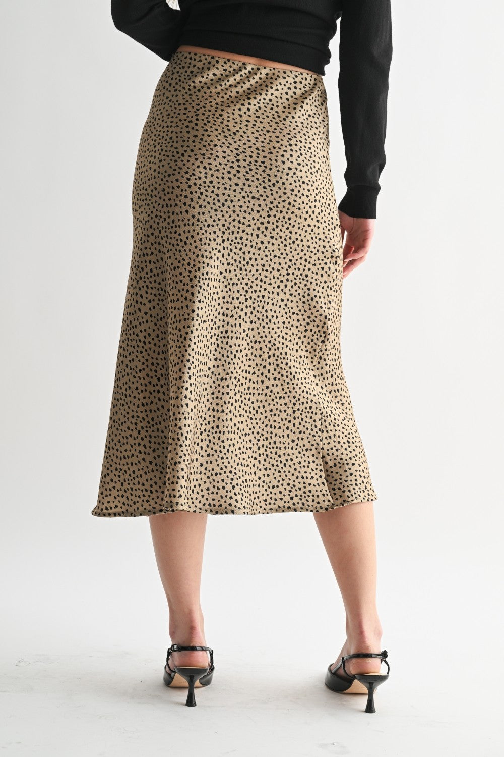 Fun2Fun Satin Animal Print Skirt