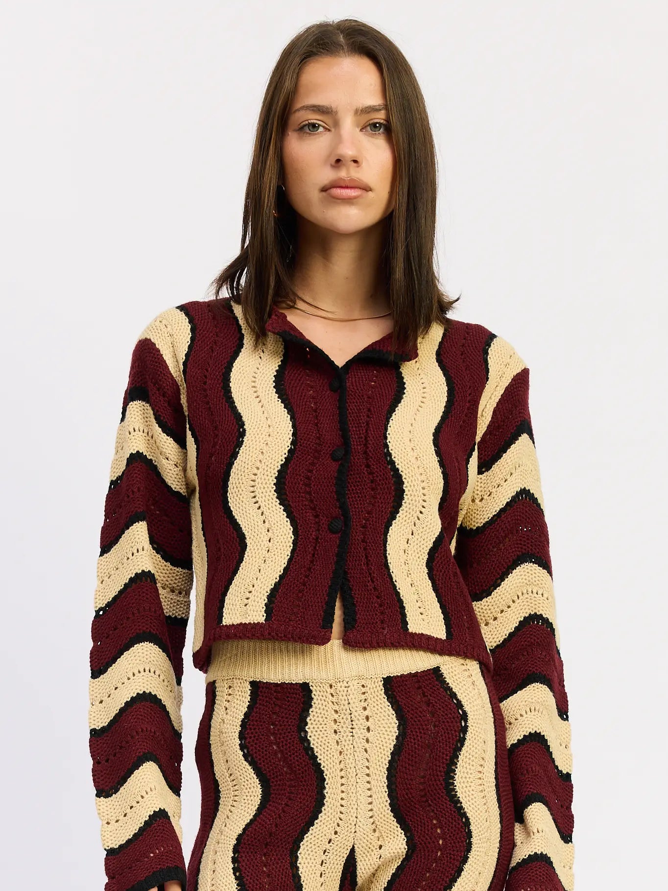 Emory Park Contrast Sweater Cardigan