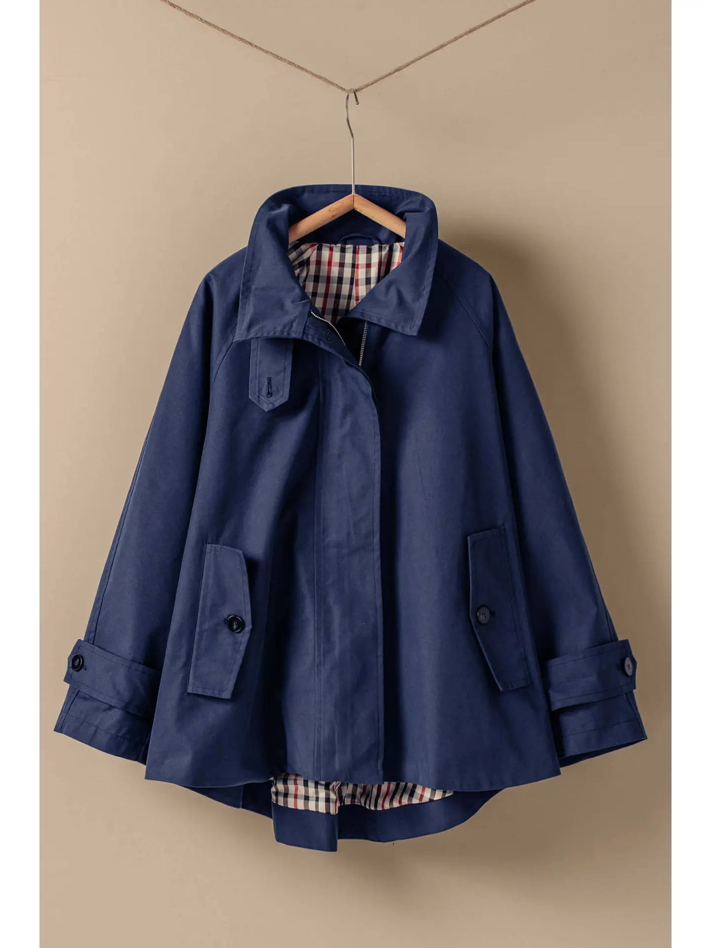 Urban Daizy Modern A-Line Trench Jacket