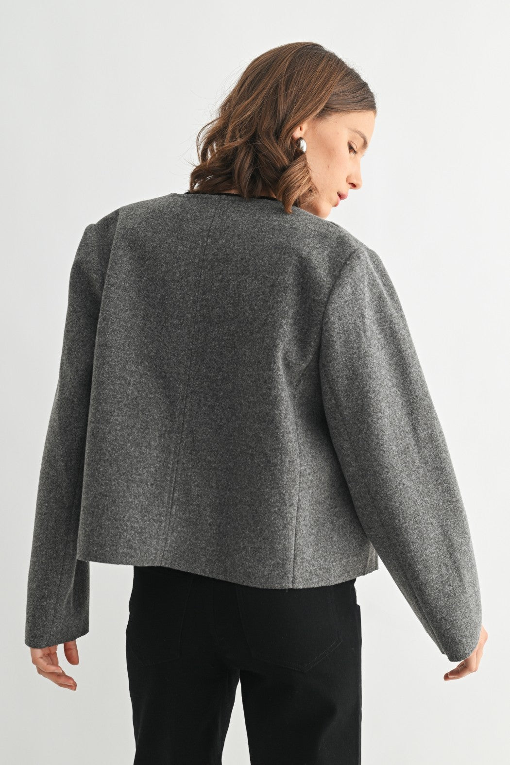 Fun2Fun Wool Crop Jacket (Various Colors)