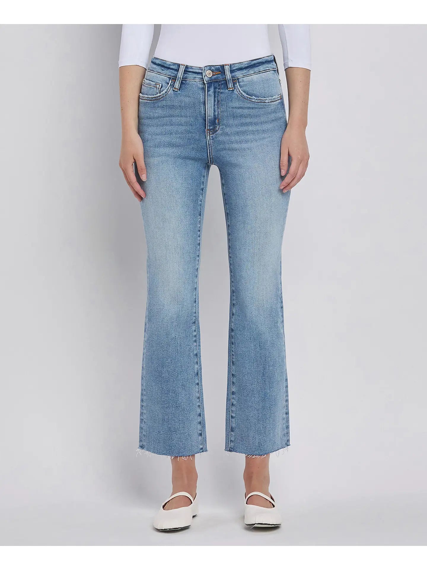 Vervet High Rise Kick Flare Jeans