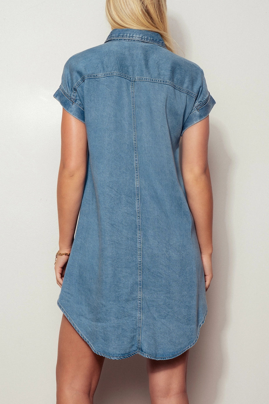 Urban Daizy Relaxed Western Denim Mini Dress