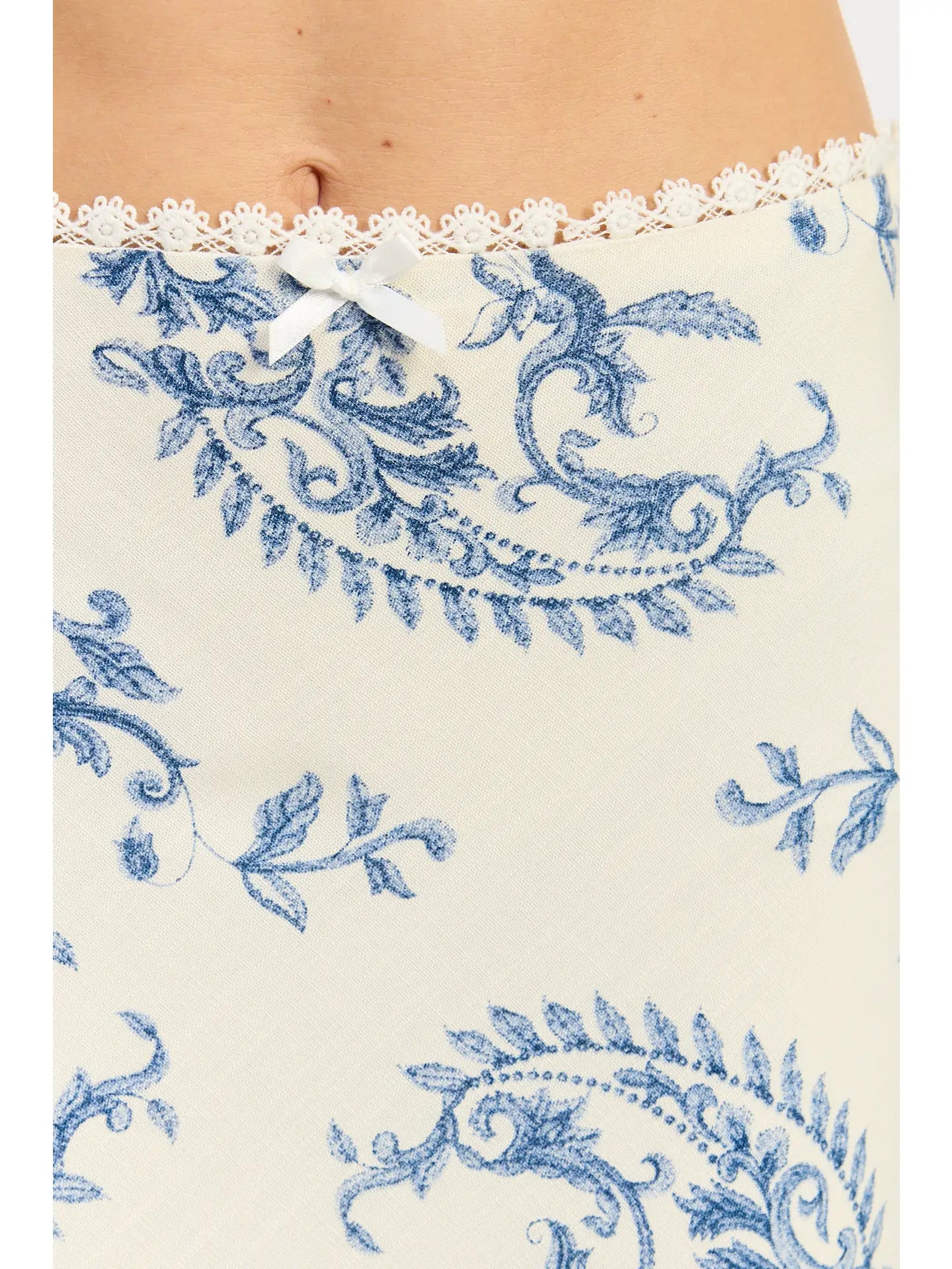 Emory Park Mermaid Maxi Skirt with Lace Trim