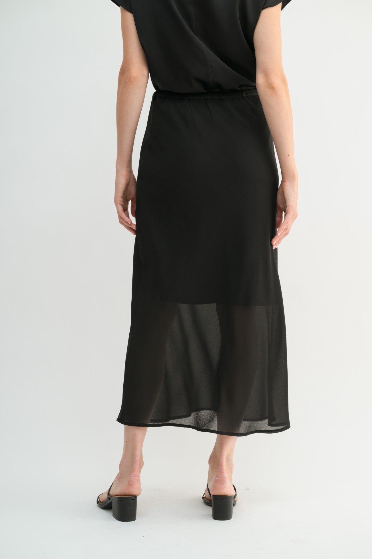 Fun2Fun Double Layered Midi Skirt