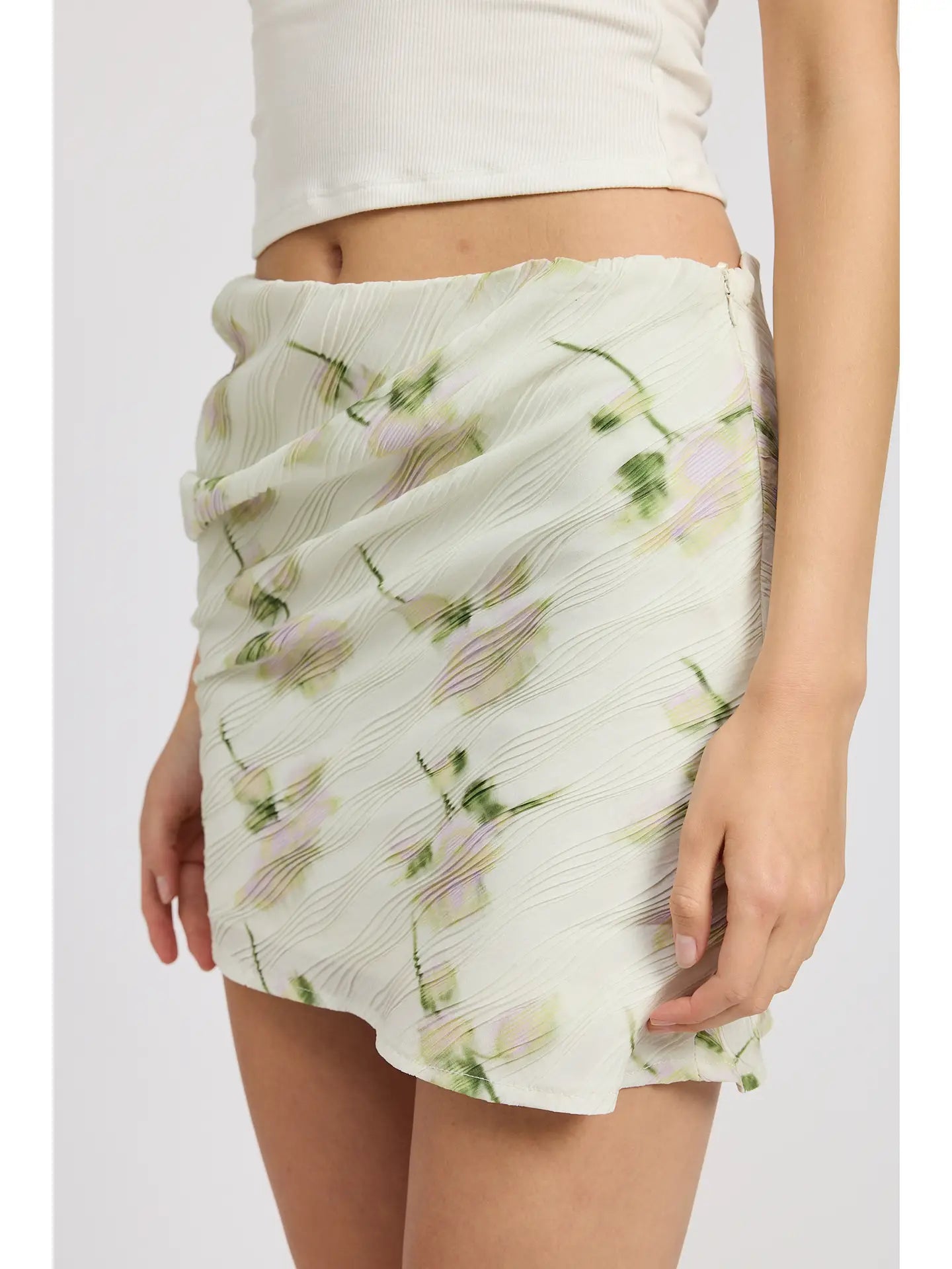 Emory Park Floral Pencil Skirt with Side Slit