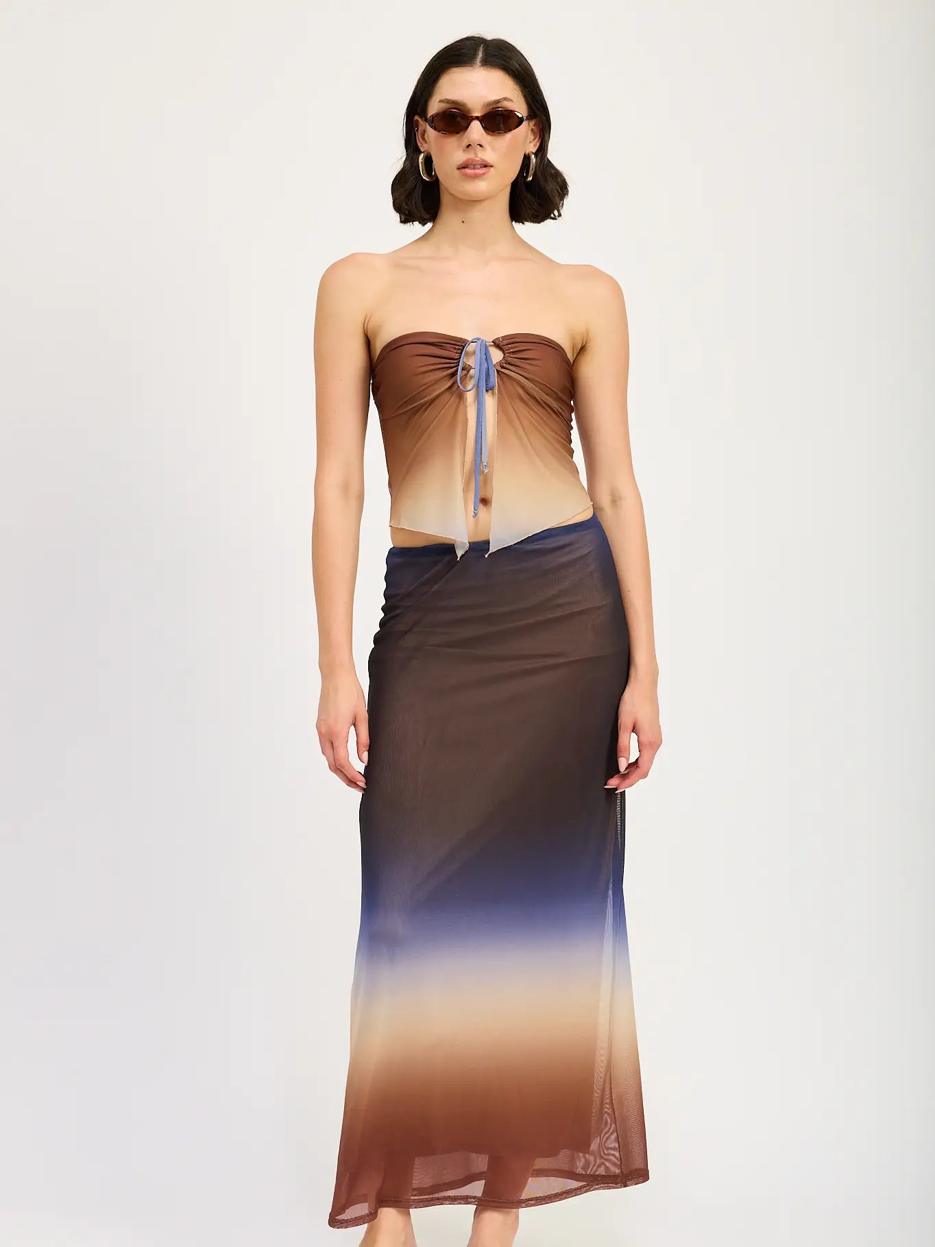 Emory Park Ombre Mesh Skirt