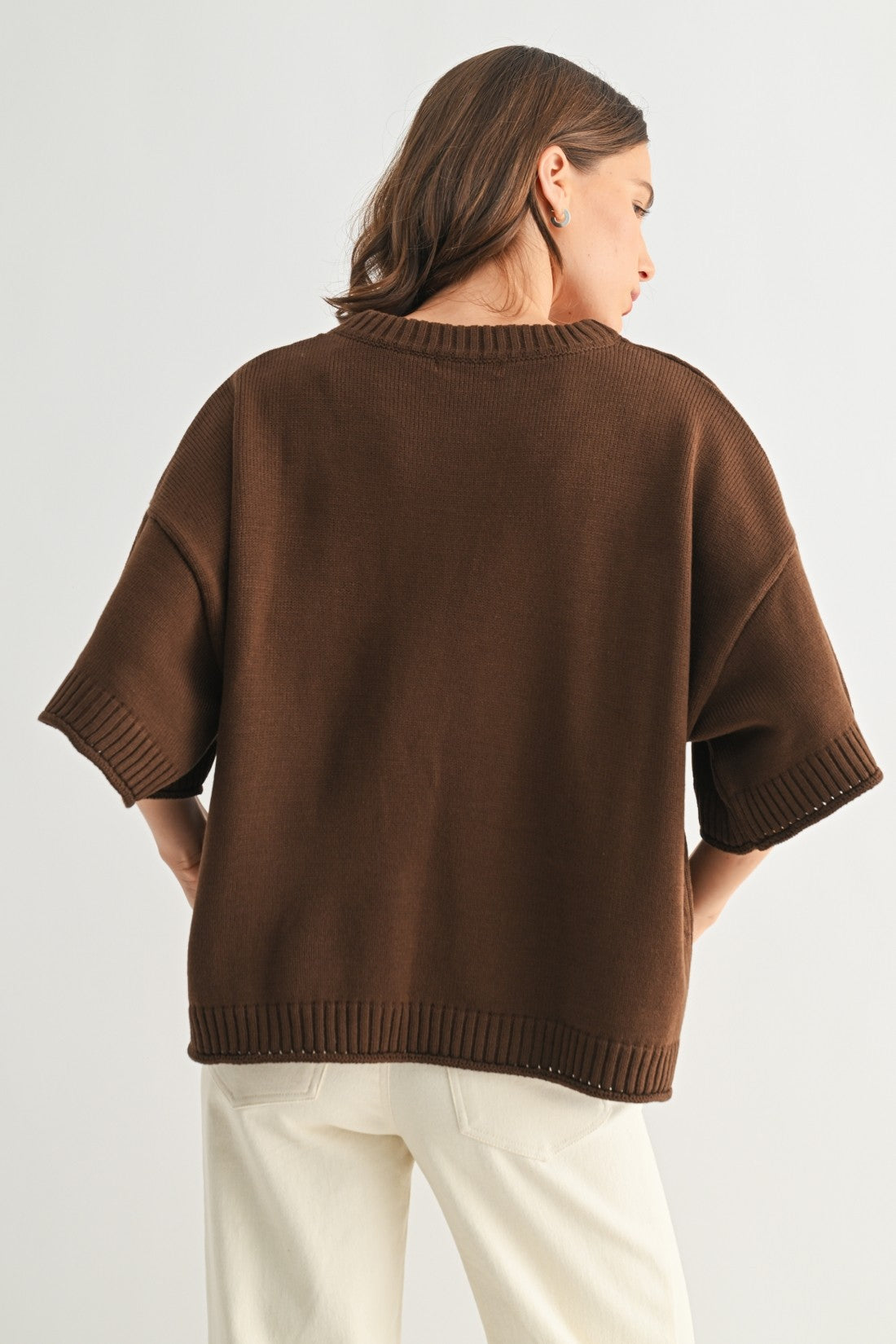 Fun2Fun Boxy Crop Sweater (Various Colors)