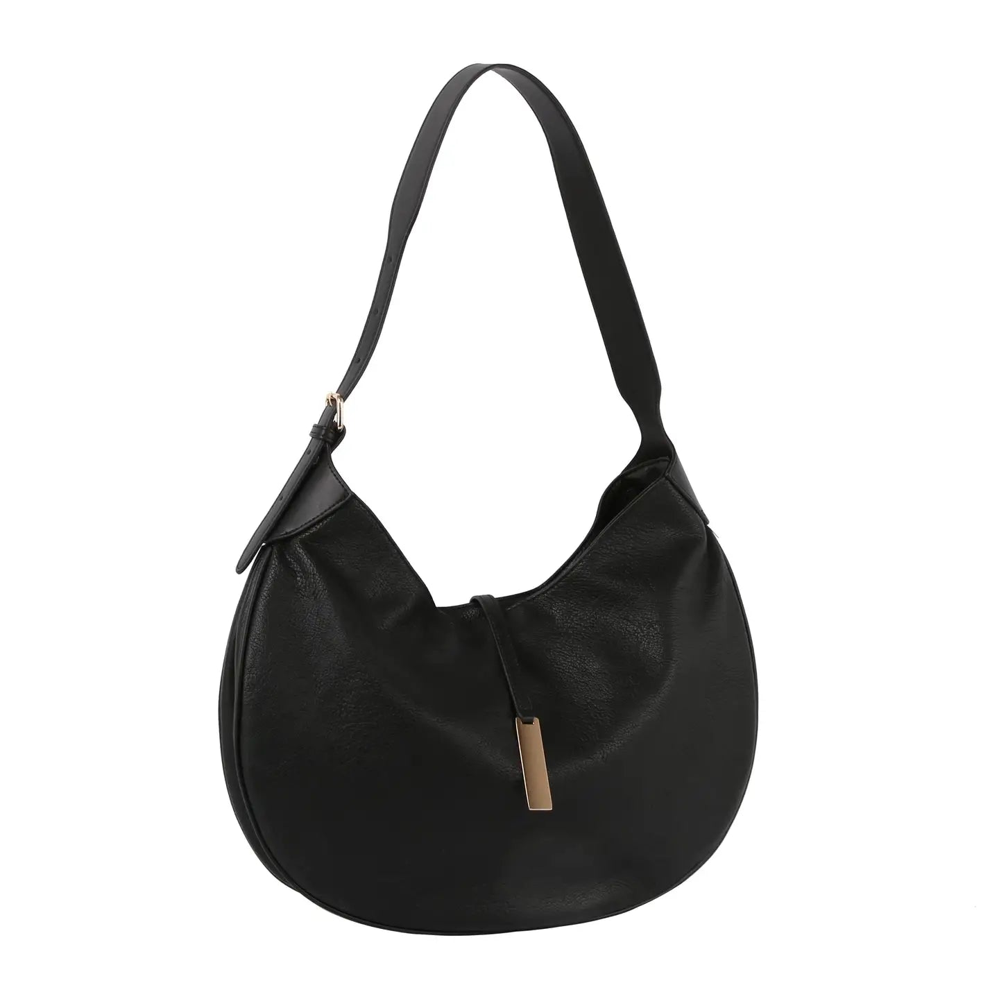Metal Decor Hobo Bag (Various Colors)