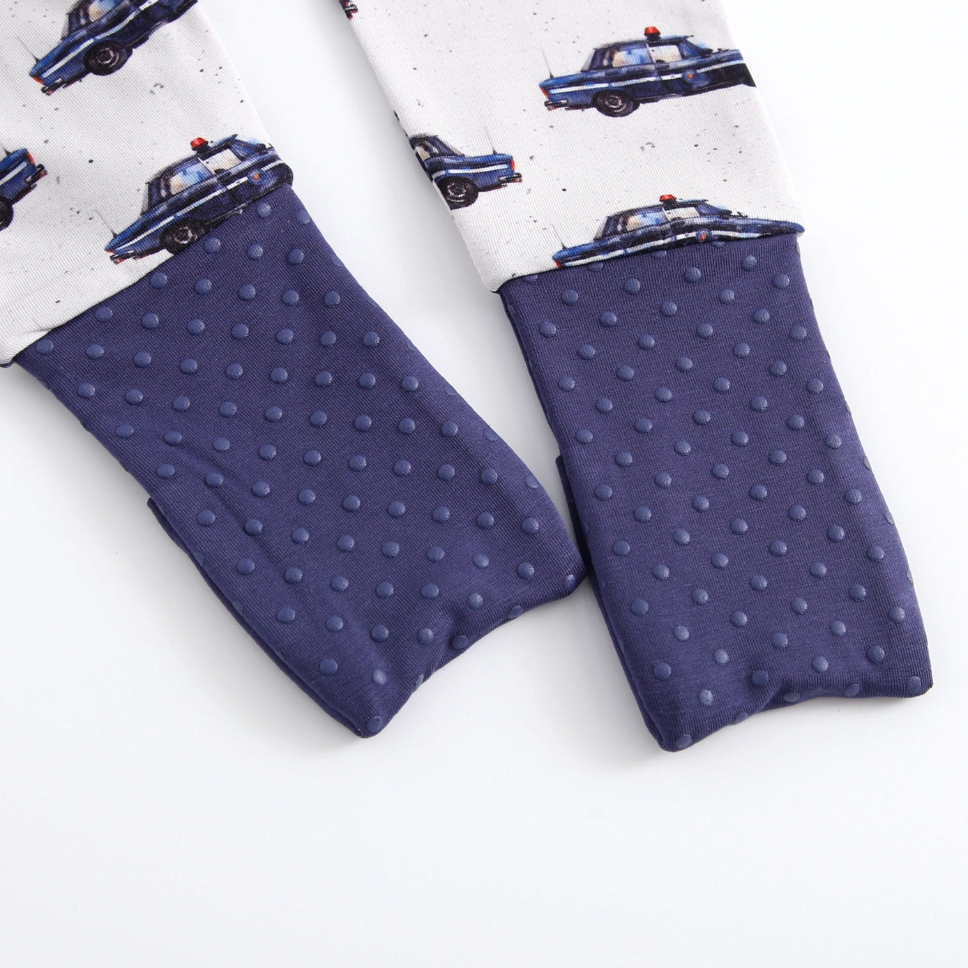 Vintage Police Car Bamboo Zippered Sleeper