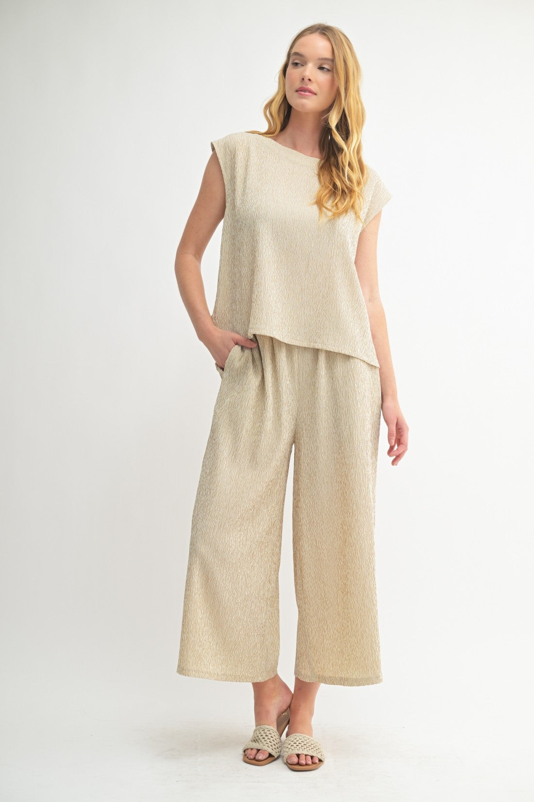 Fun2Fun Textured Cotton Pants