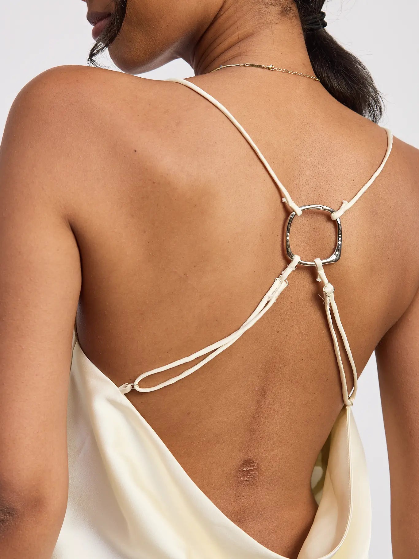 Emory Park Cowl Neck Cami with Ring Hardware