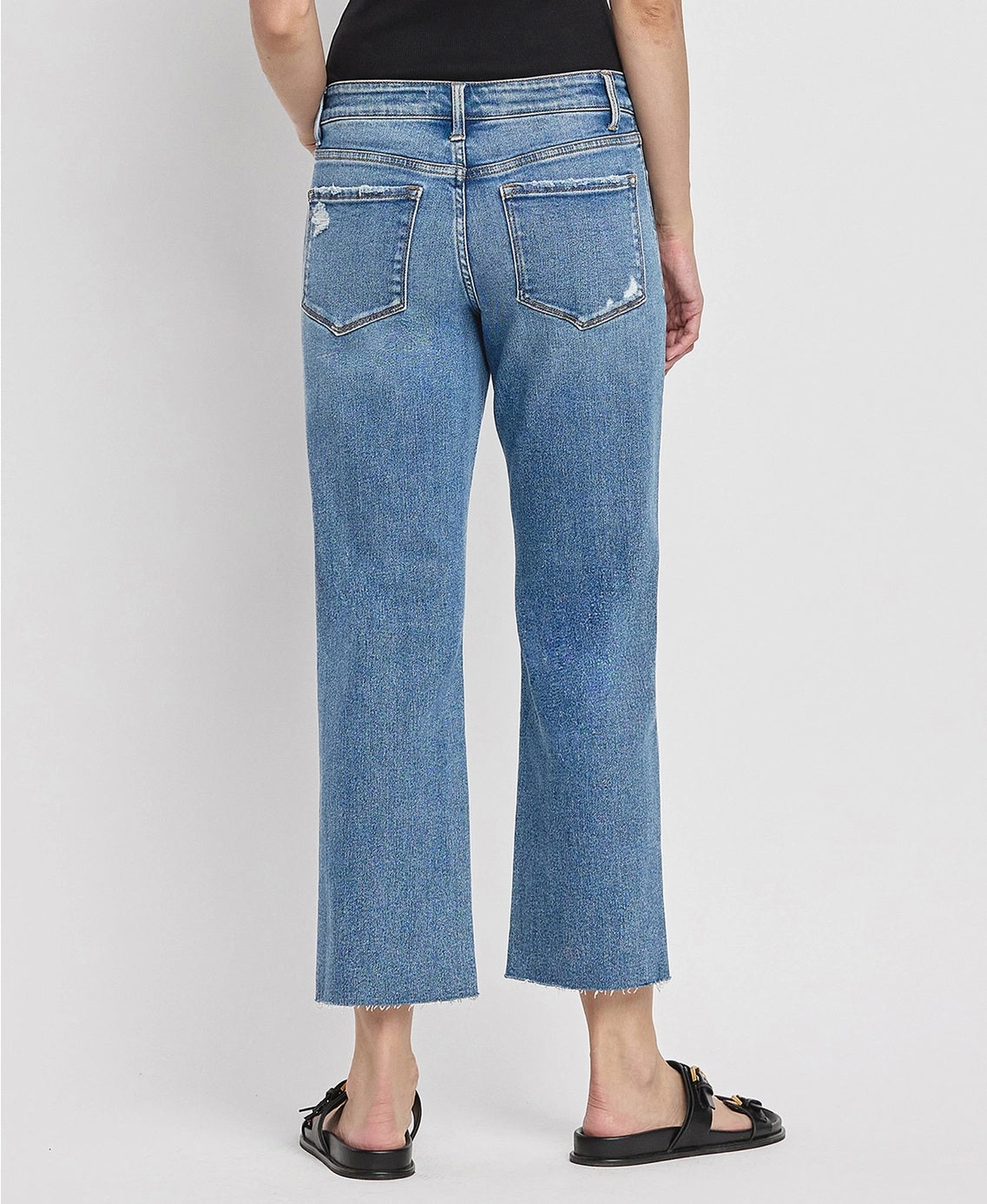 Vervet Mid Rise Regular Straight Jeans