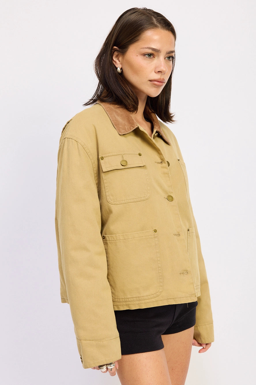 Emory Park Combo Chore Jacket with Pockets