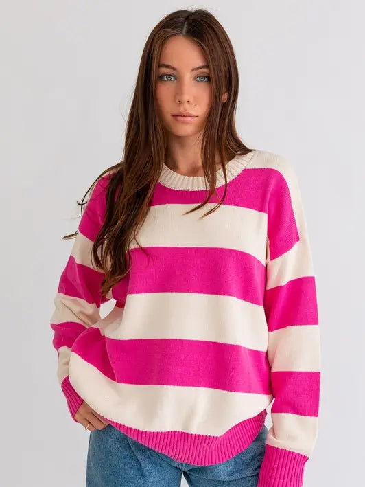 Le Lis Color Striped Sweater