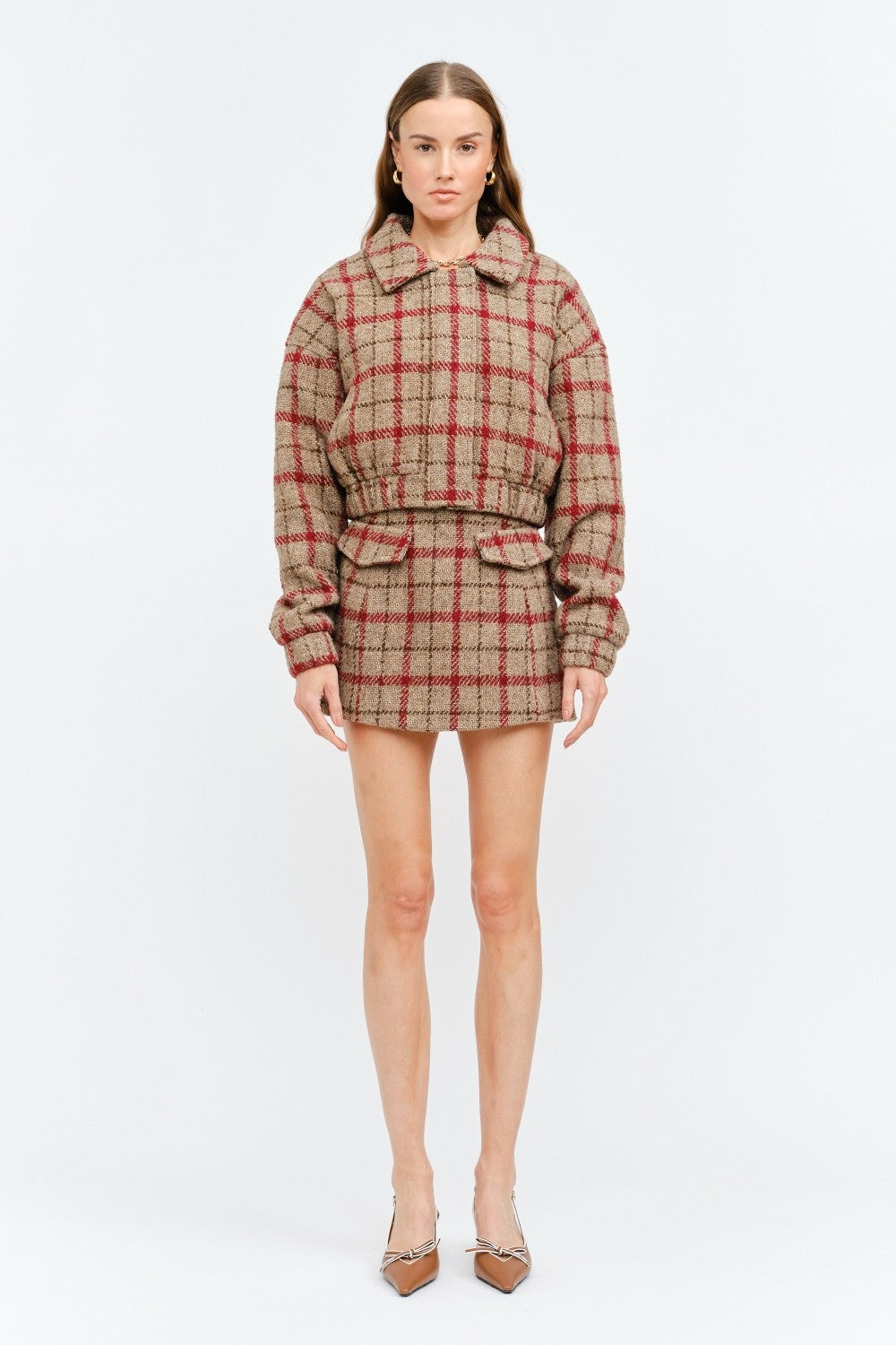 Sofie The Label Plaid Mini Skirt