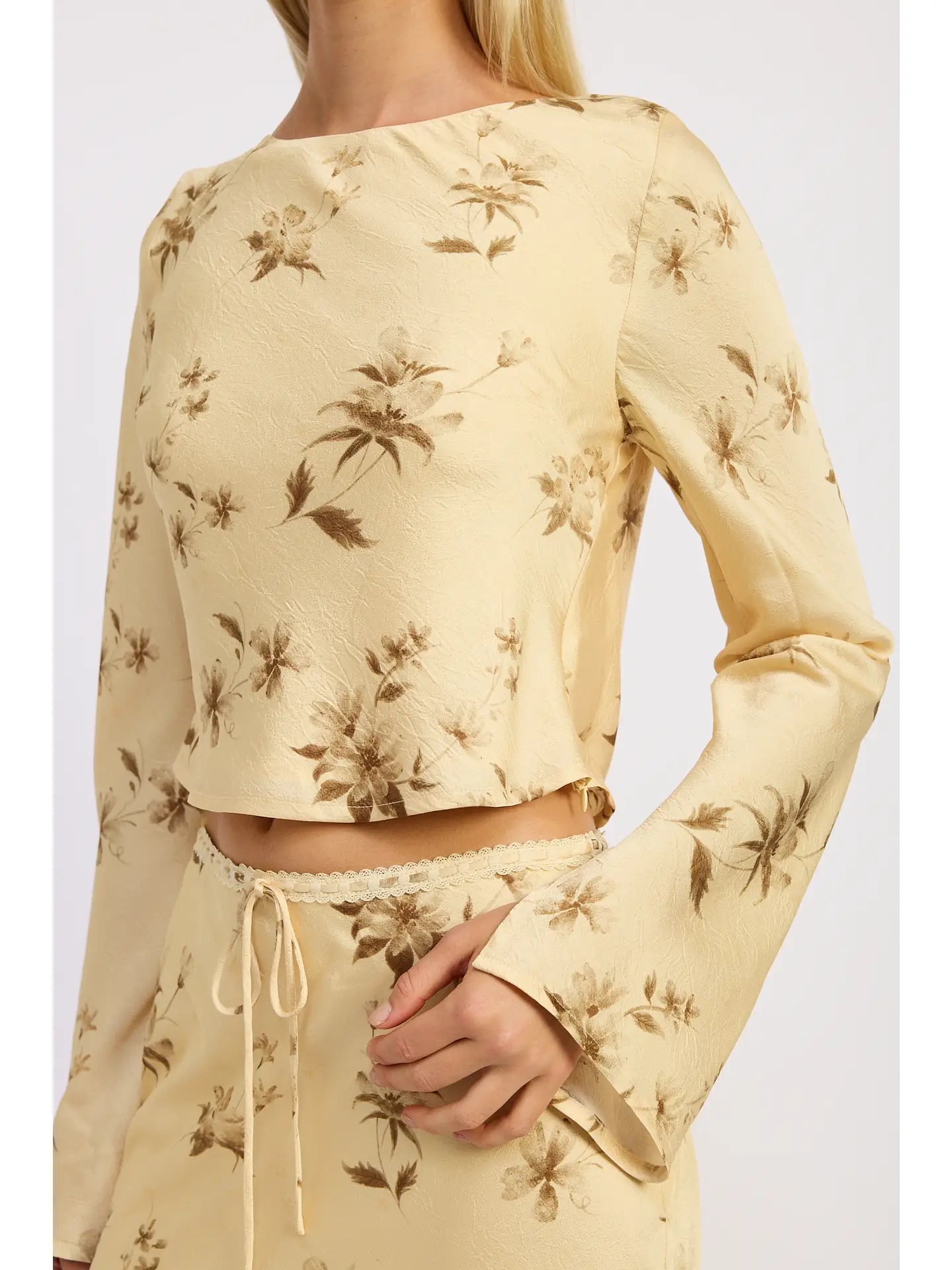 Emory Park Cowl Neck Long Sleeve Blouse