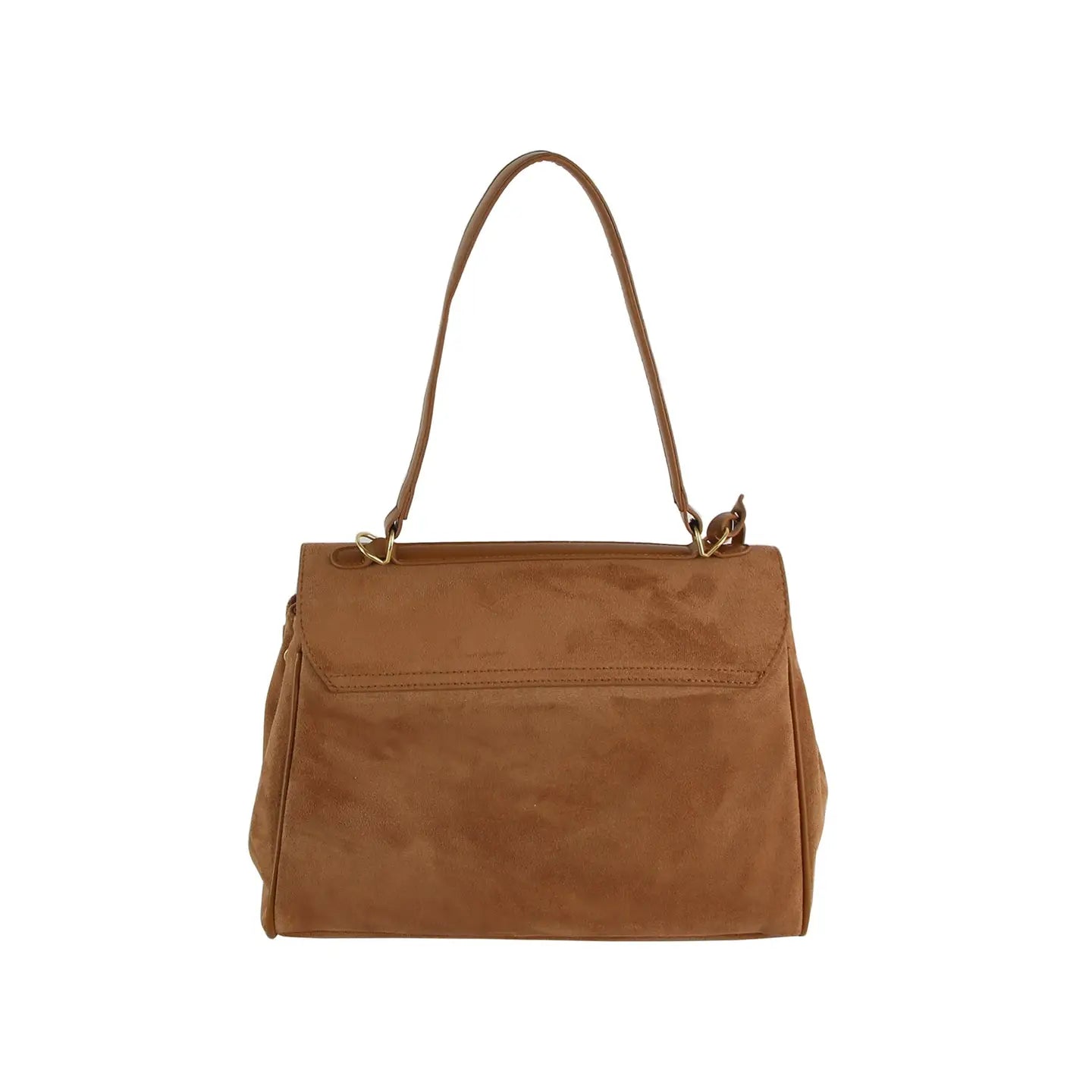 Classic Suede Flap Satchel (Various Colors)