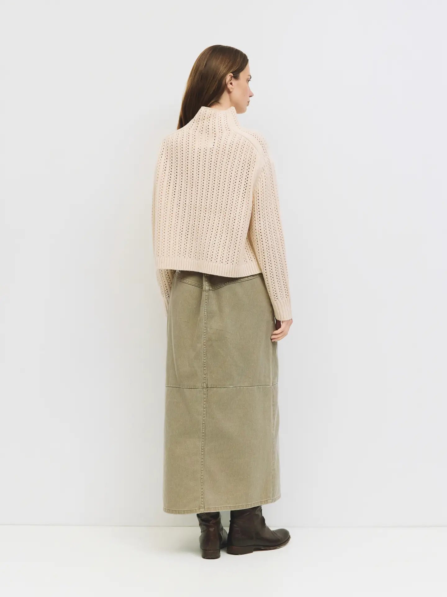 All Row Chunky Turtleneck Sweater