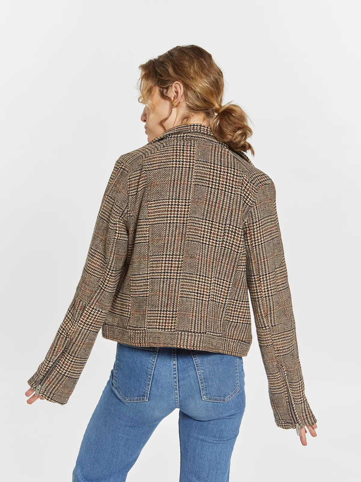 Weekend LA Plaid Moto Jacket