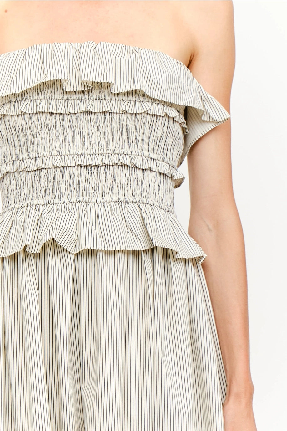 Sofie The Label Flynn Cream Stripe Dress