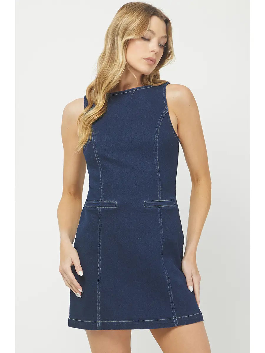 Needii Denim Mini Dress