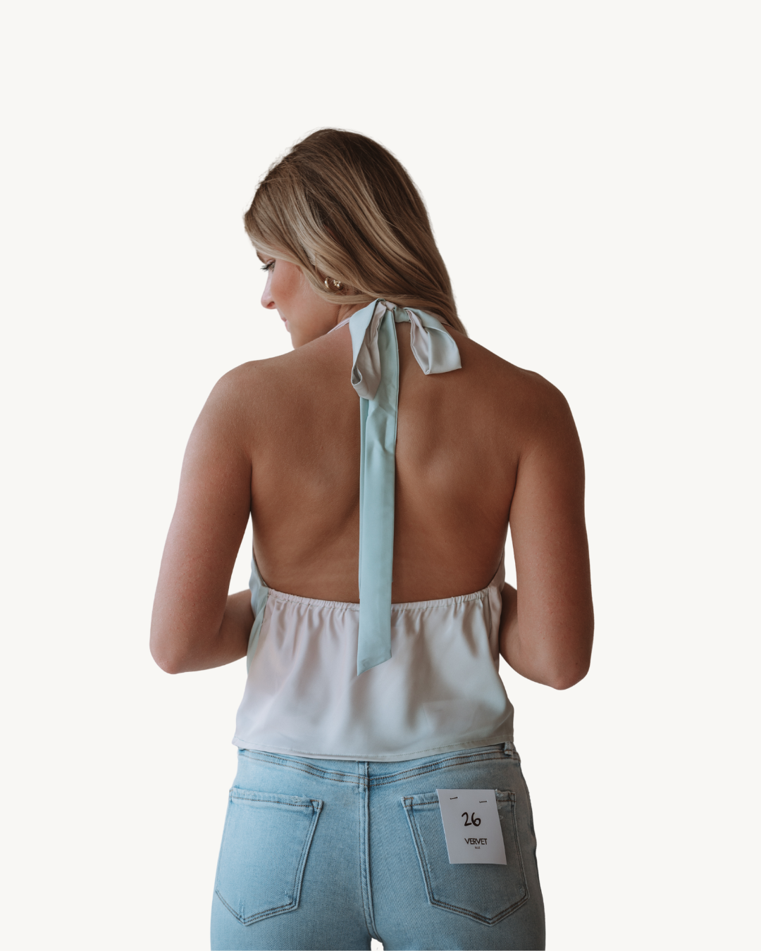 Emory Park Blush Ombre Halter Top