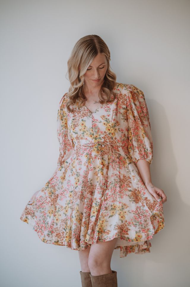 Lucy Paris Alexis Floral Mini Dress