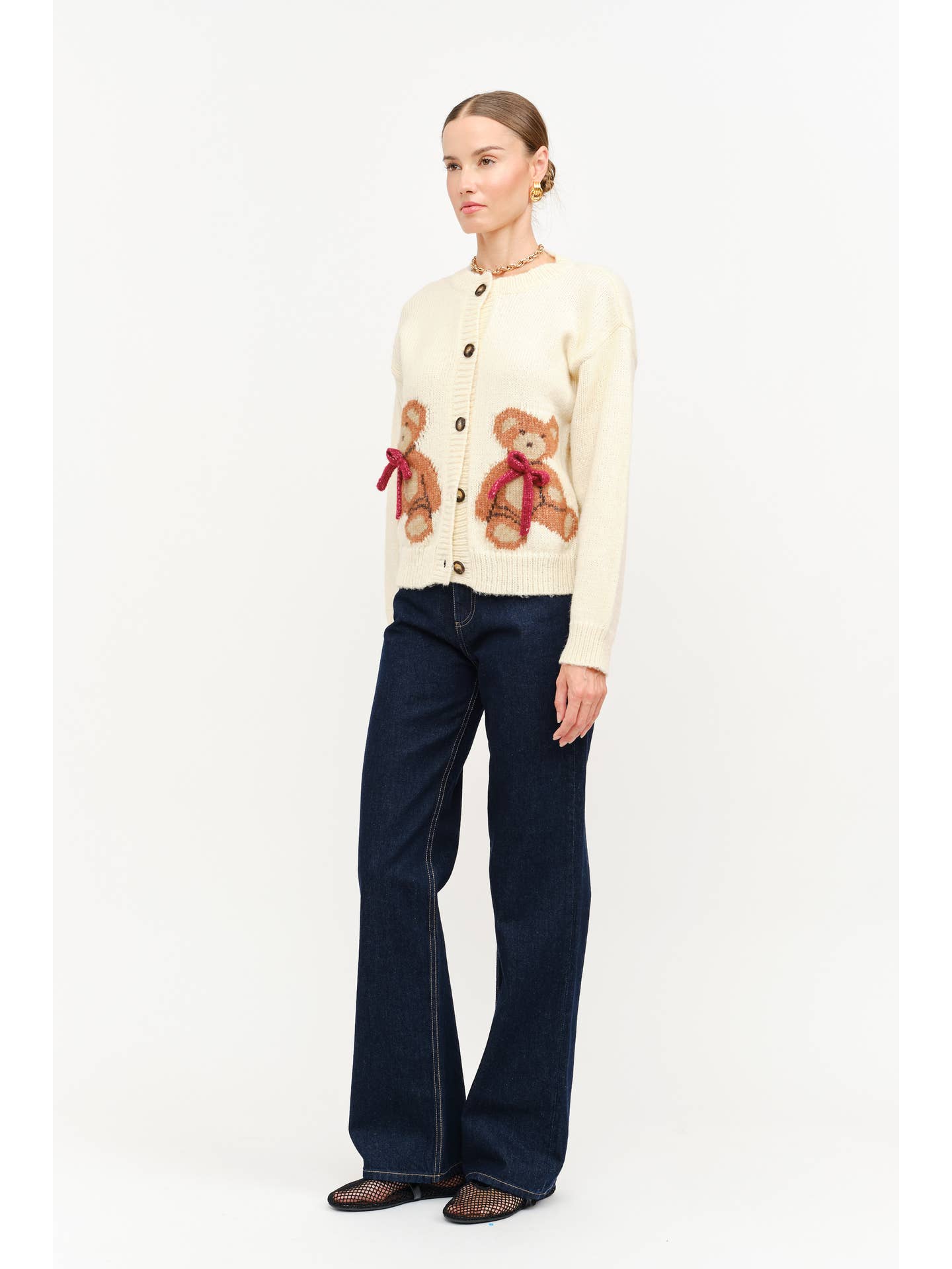 Sofie The Label Teddy Cardigan (Various Colors)